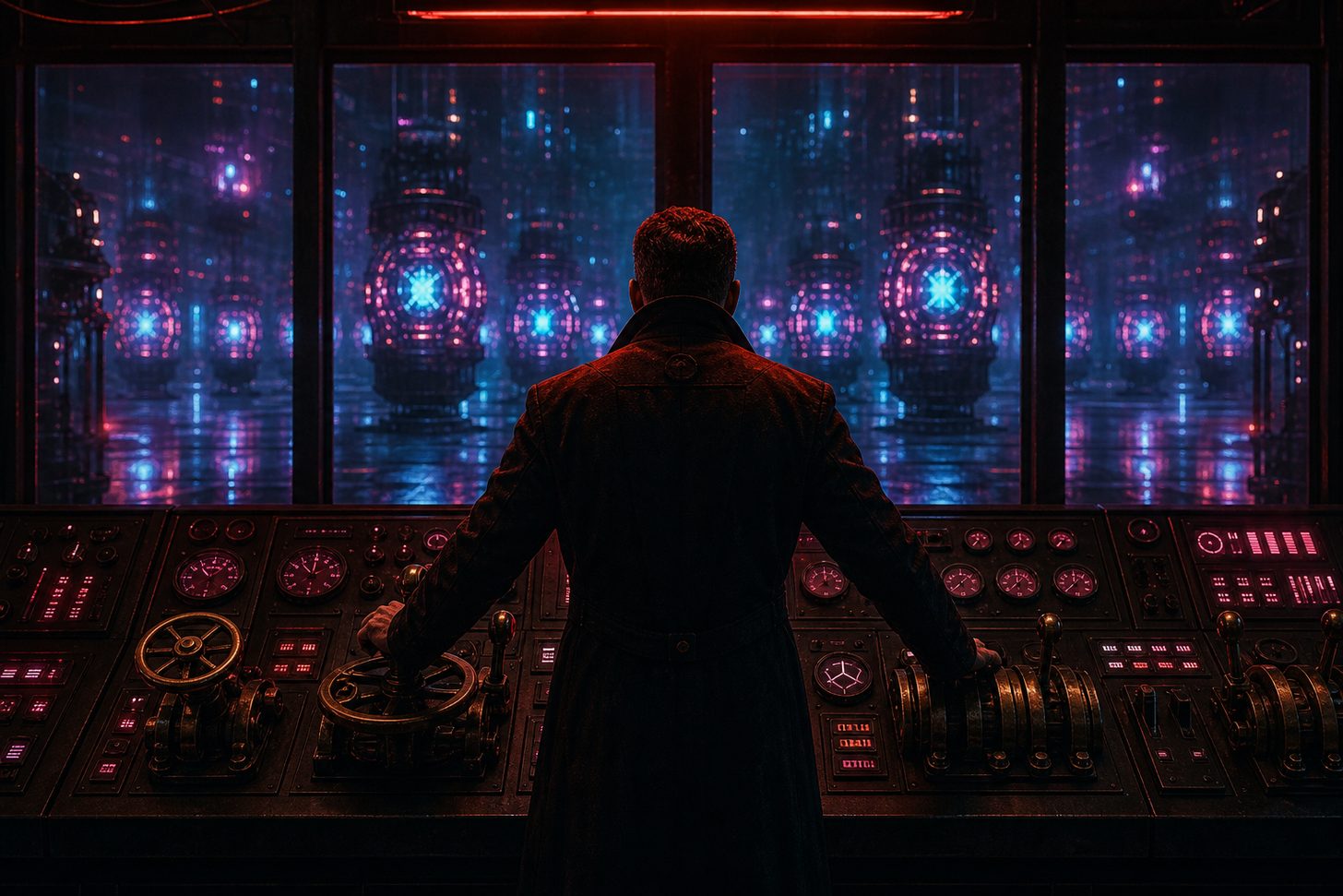 Engineer at a whiteboard mapping a two-layer AI delivery framework with agent loops and human gates.